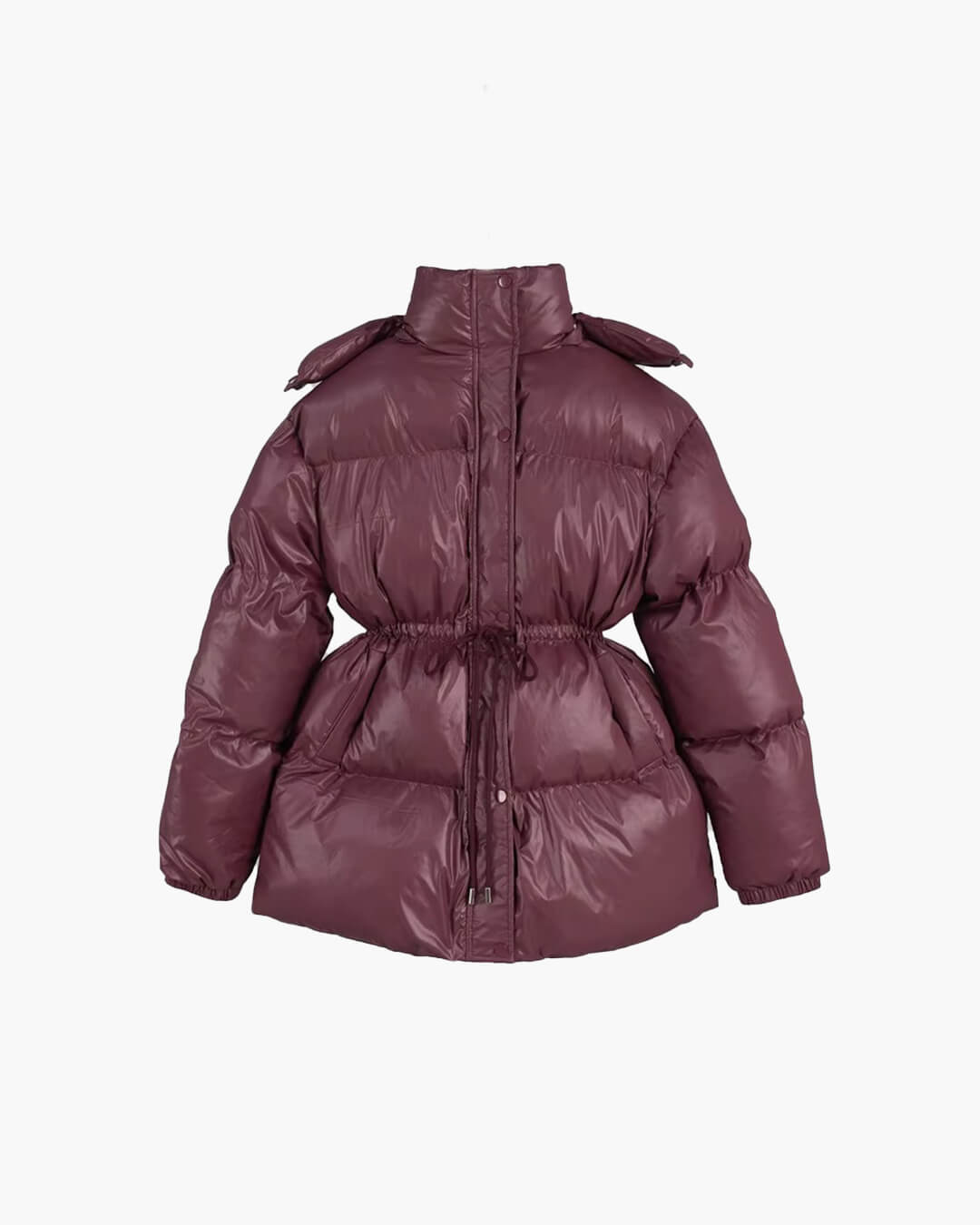 Seame CH - Brianna Drawstring Hooded Puffer Coat - Jackets - Py1762253591251228584