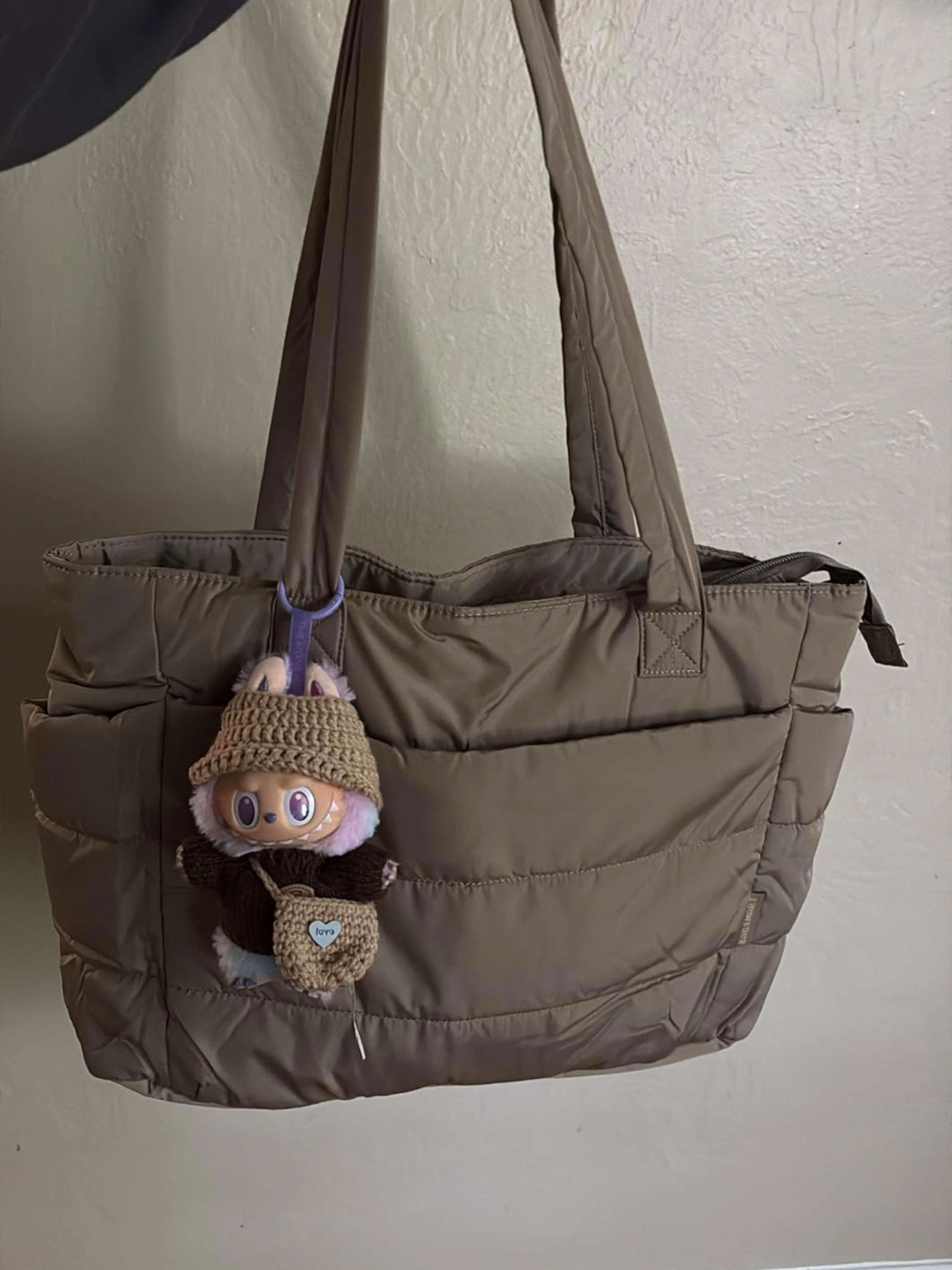 SEAME - Alex Puffer Tote Bag Green Regular
