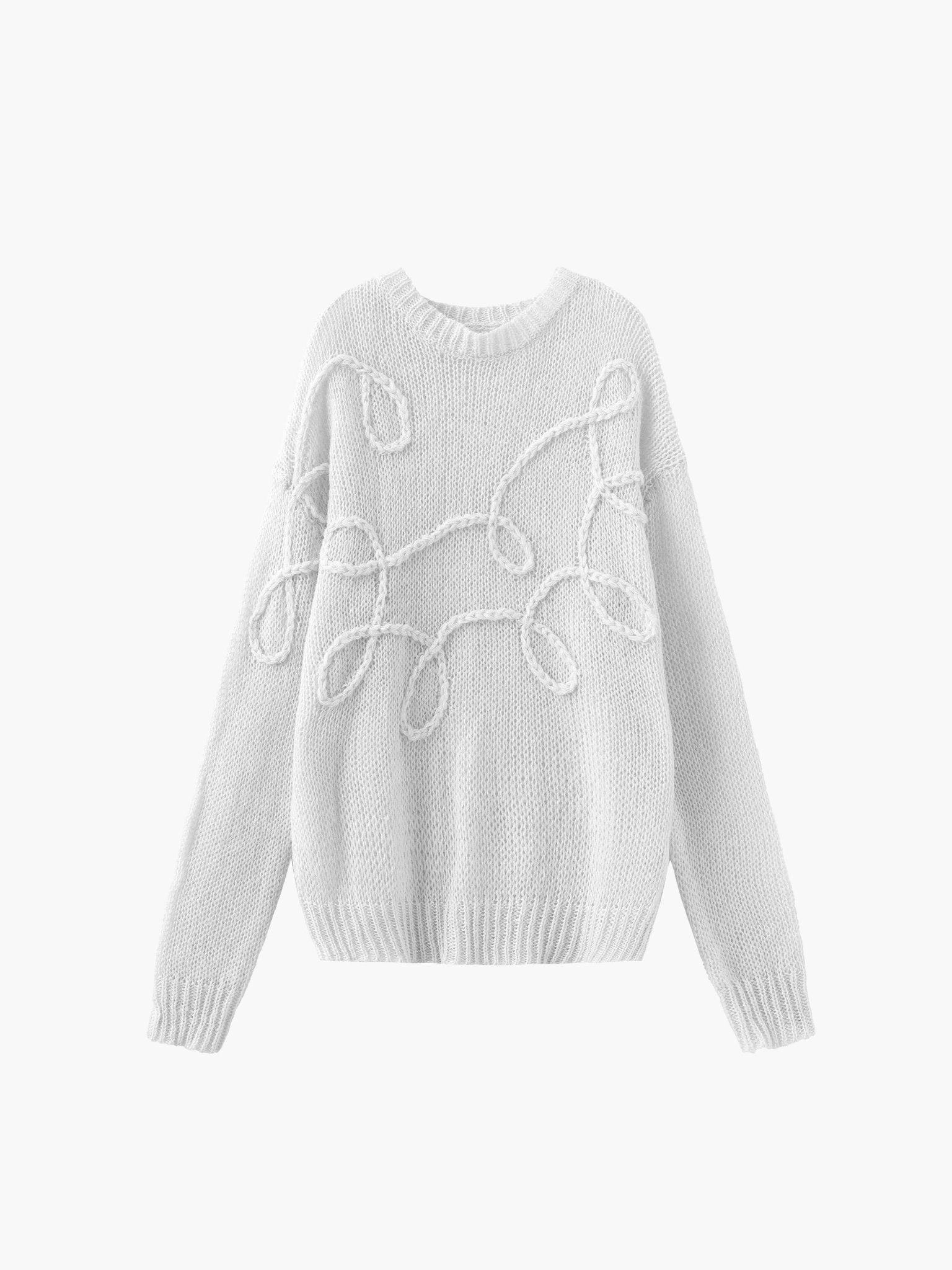 Seame - Catherine Pullover White S