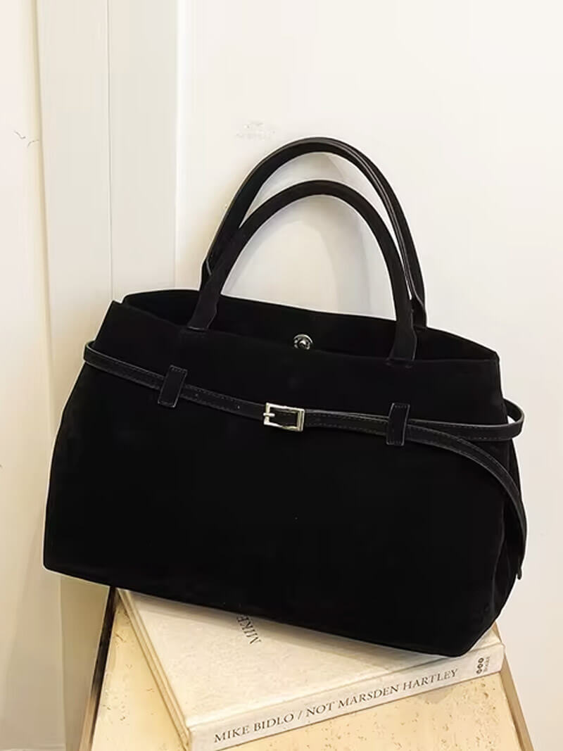 Seame - Dalila Suede Bag Beige Regular