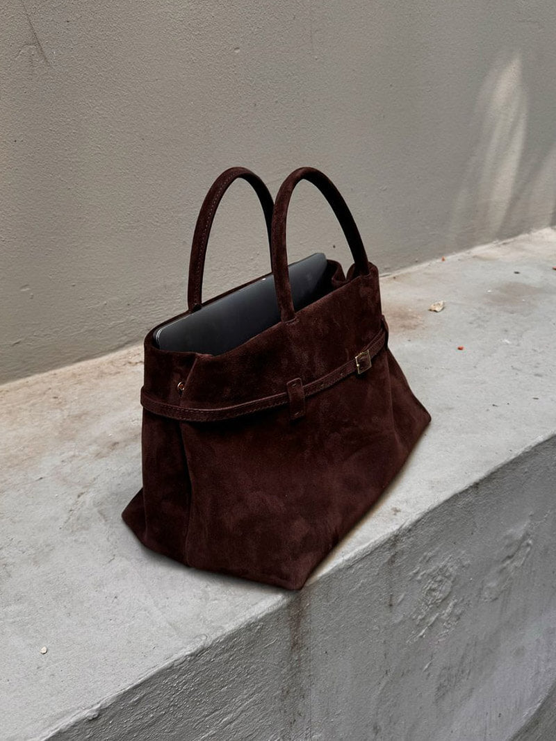 Seame - Dalila Suede Bag Beige Regular