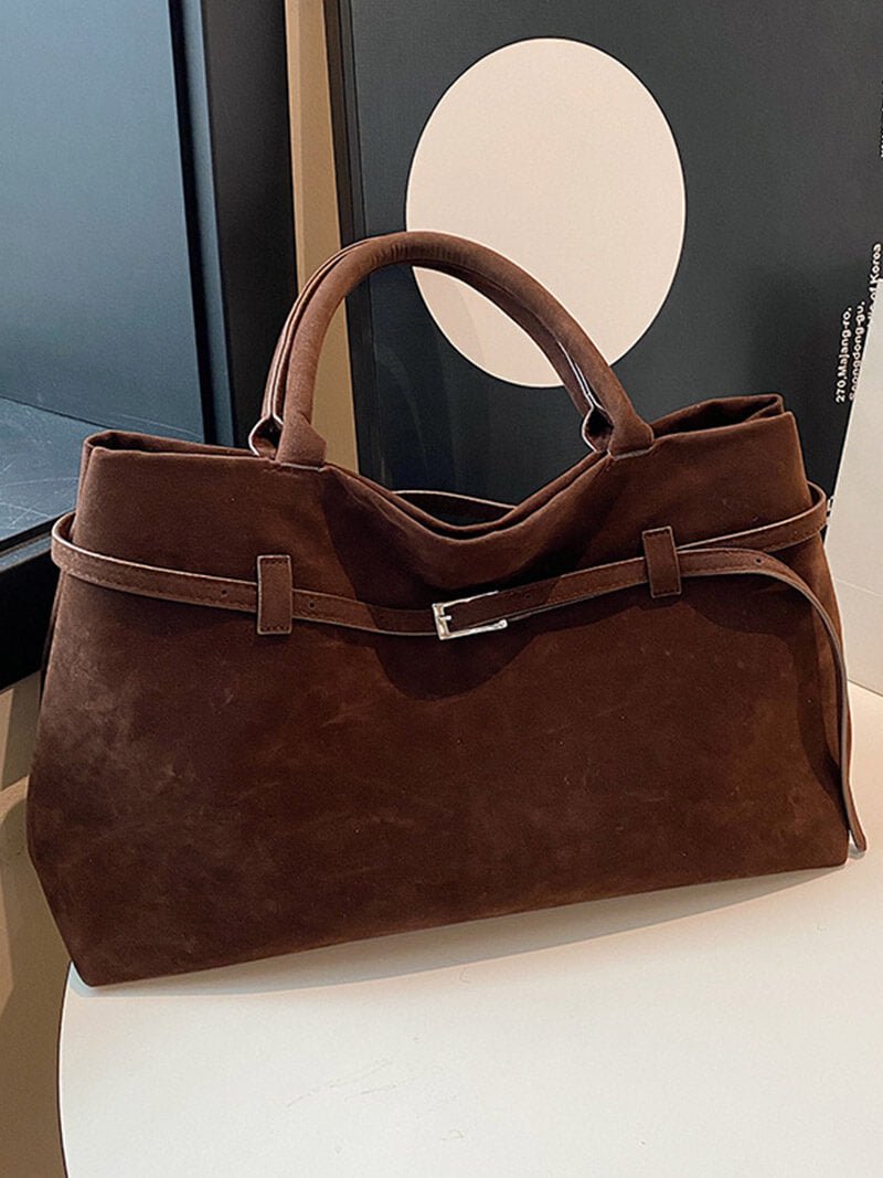 Seame - Dalila Suede Bag Beige Regular