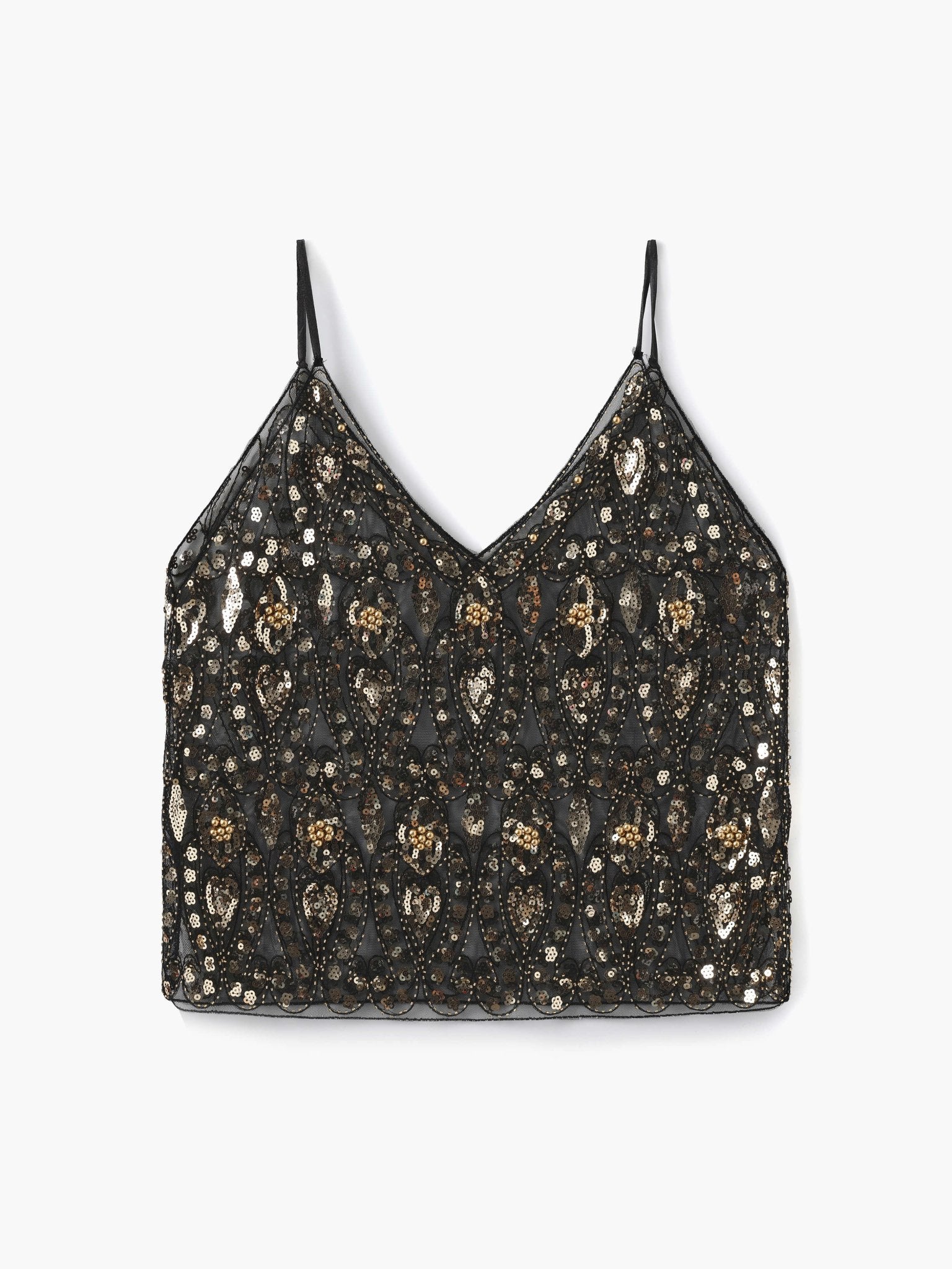 Seame - Diane Embellished Top Black S