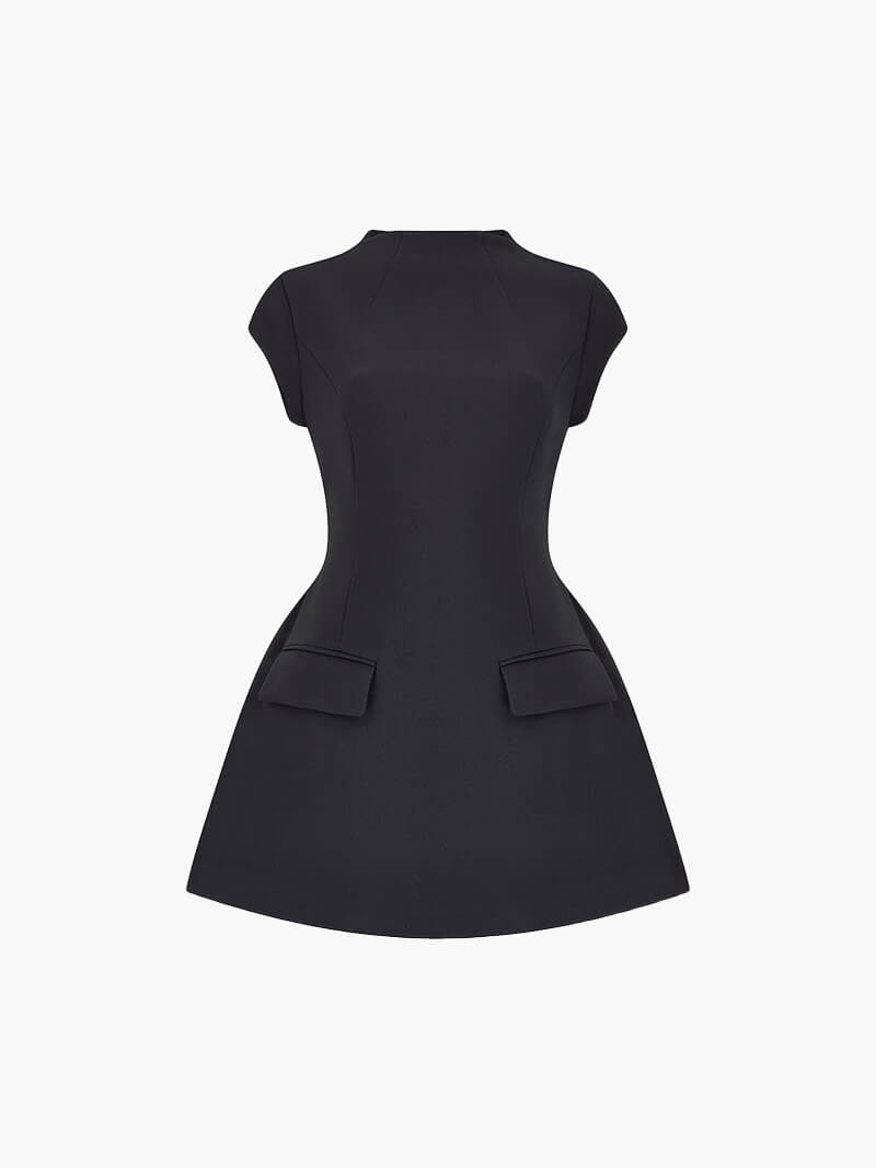 Seame - Ella mini dress black XS