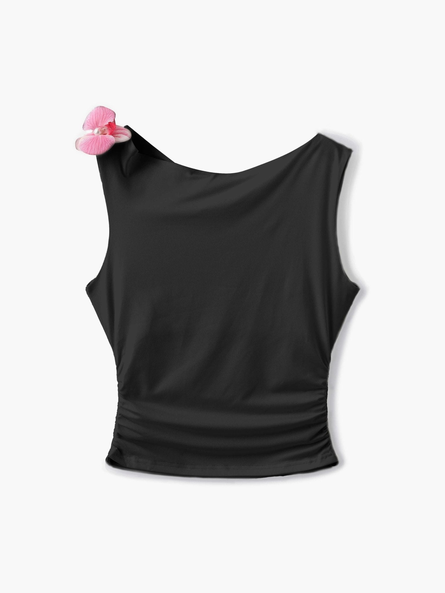 Georgia Top with flower detail - SEAME Switzerland