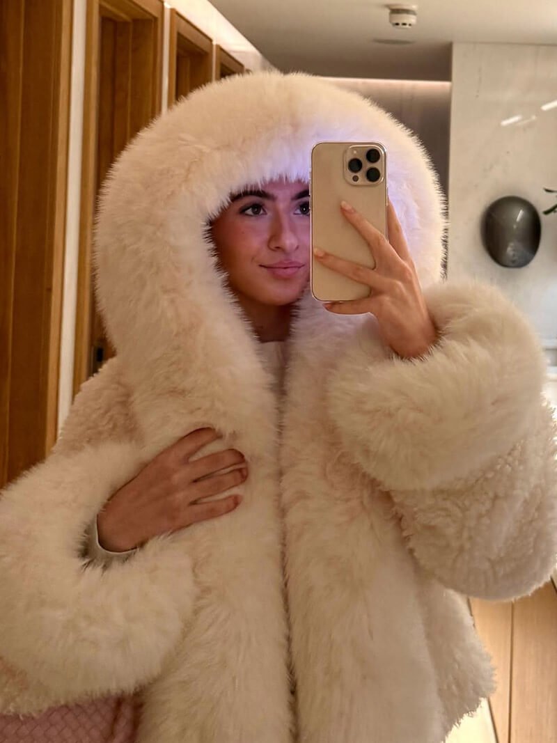 Seame - Henna Faux Fur Jacket White S
