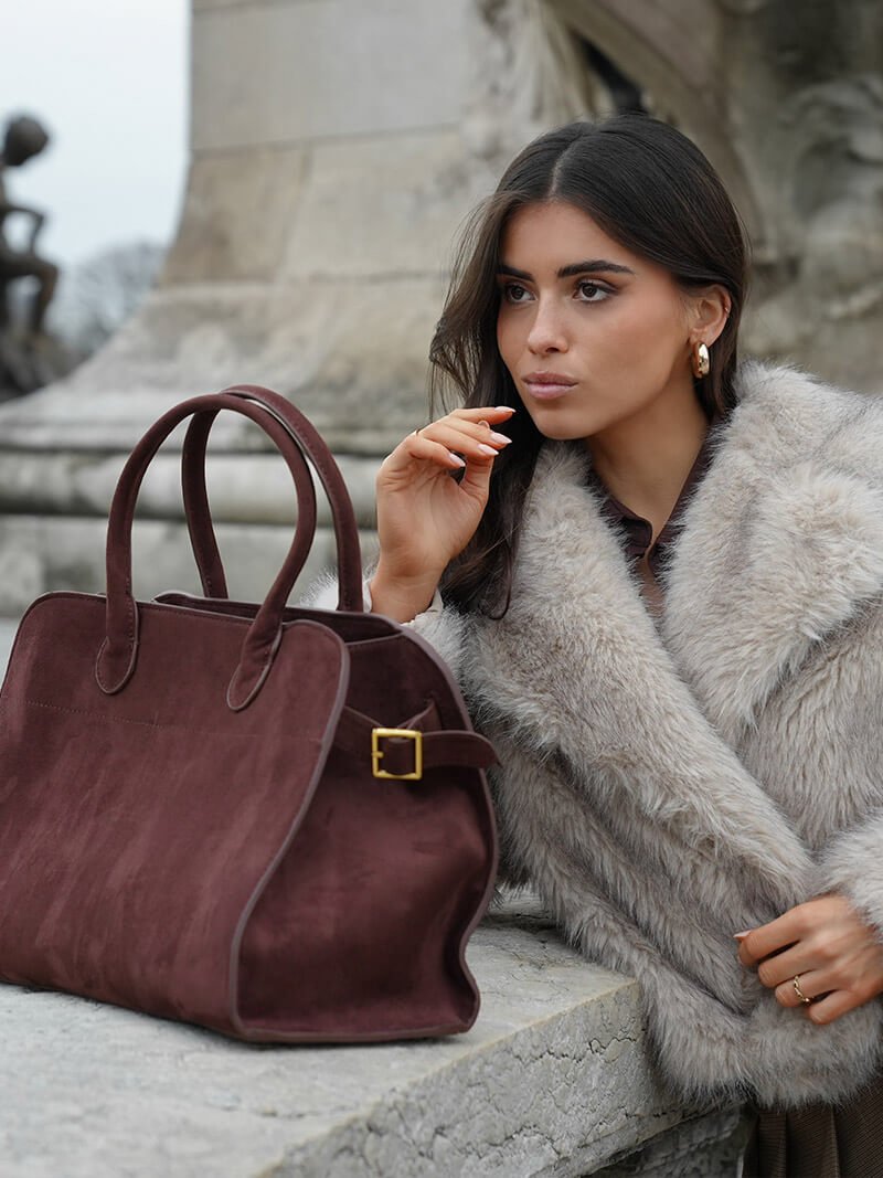 Seame - Henna Shopper Bag Suede Brown