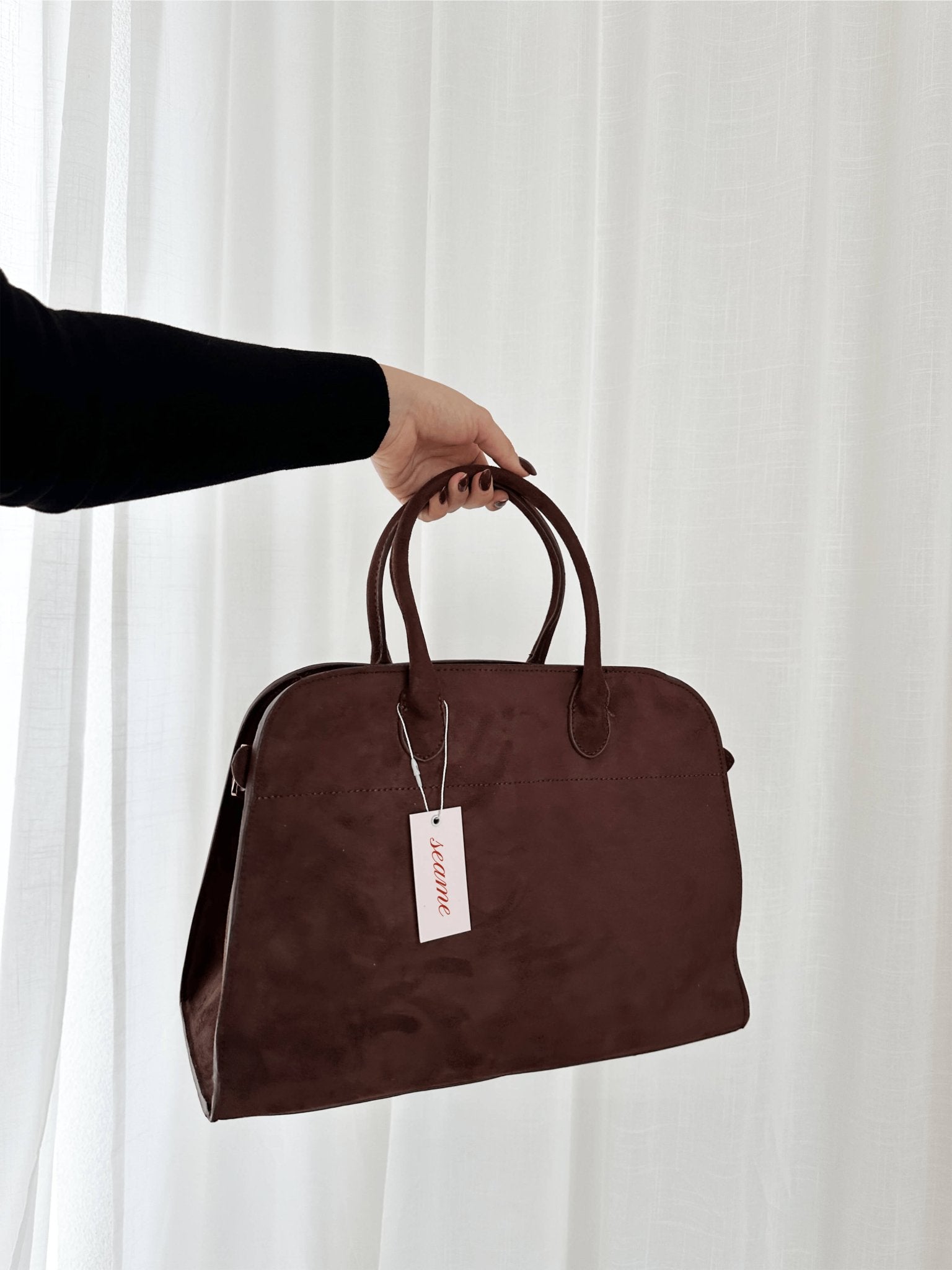 Seame - Henna Shopper Bag Suede Brown