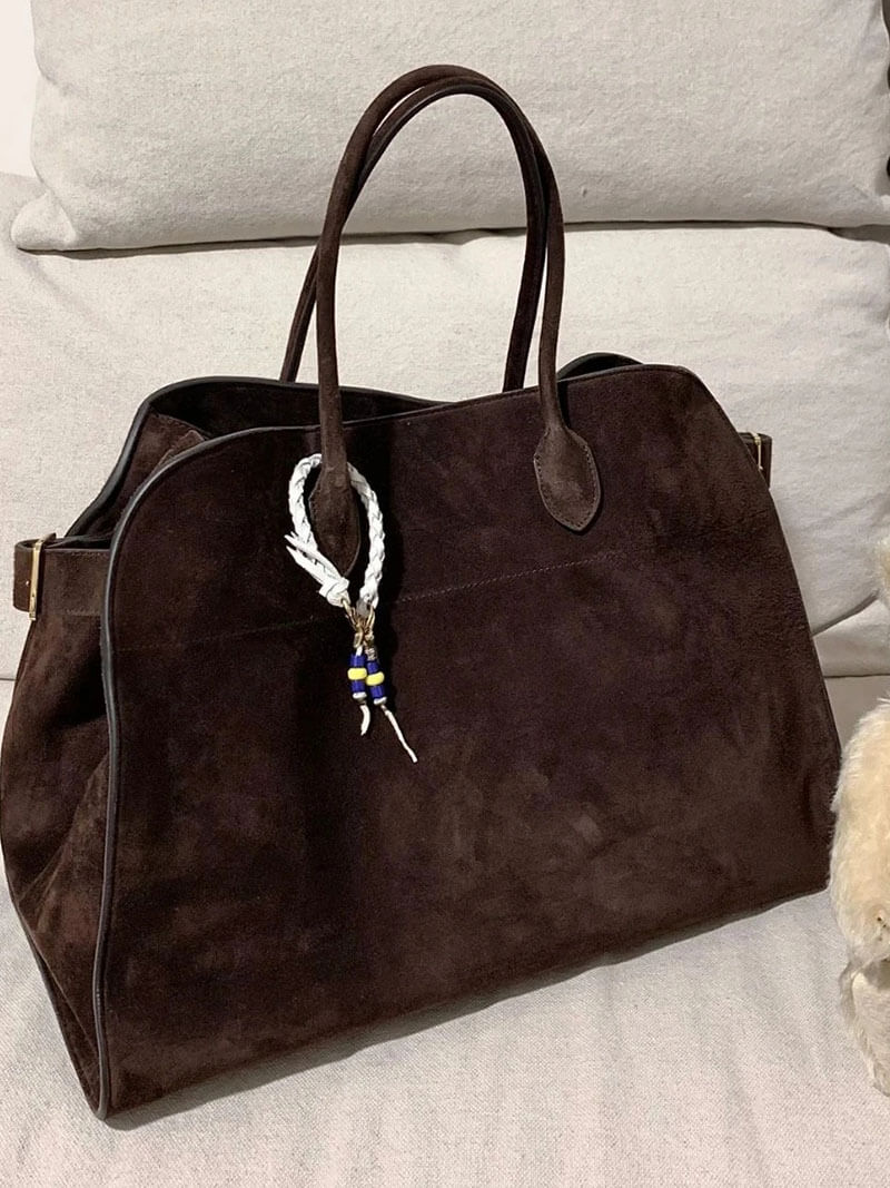 Seame - Henna Shopper Bag Suede Brown