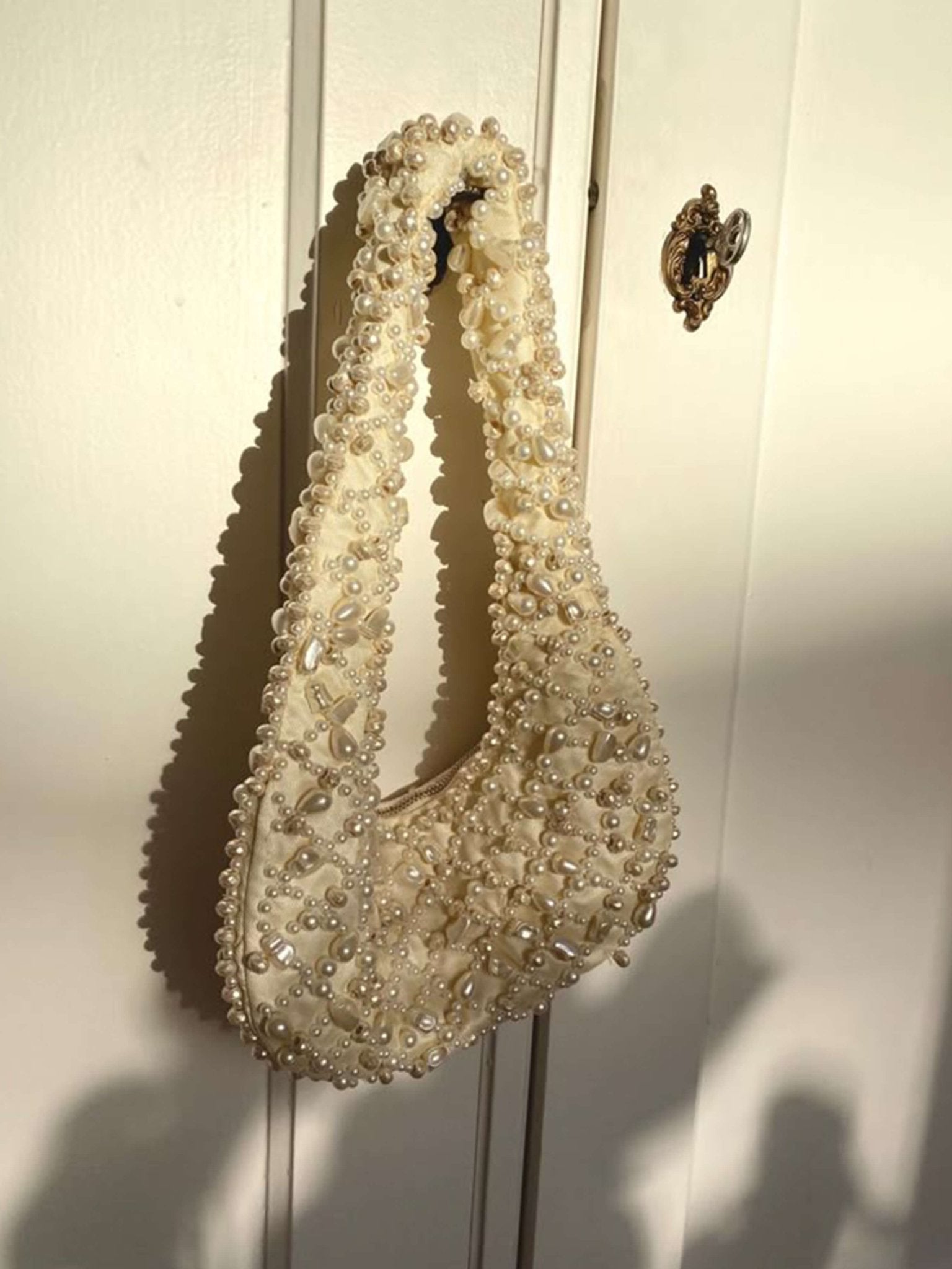 Seame - Isa Pearl Bag White Regular
