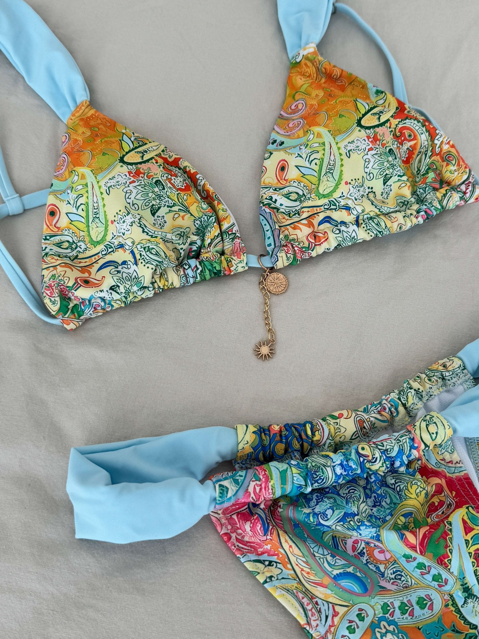Seame - Kate Bikini Set Blue S
