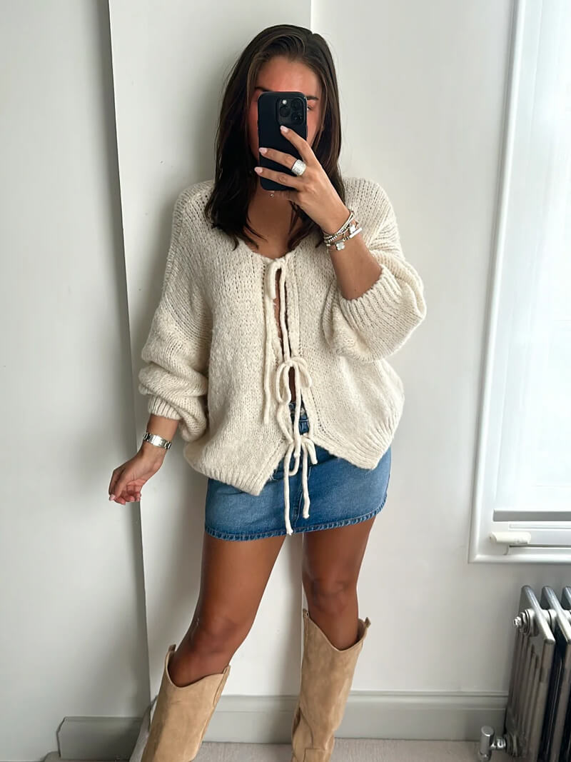 Seame - Kim Cardigan Light Pink S