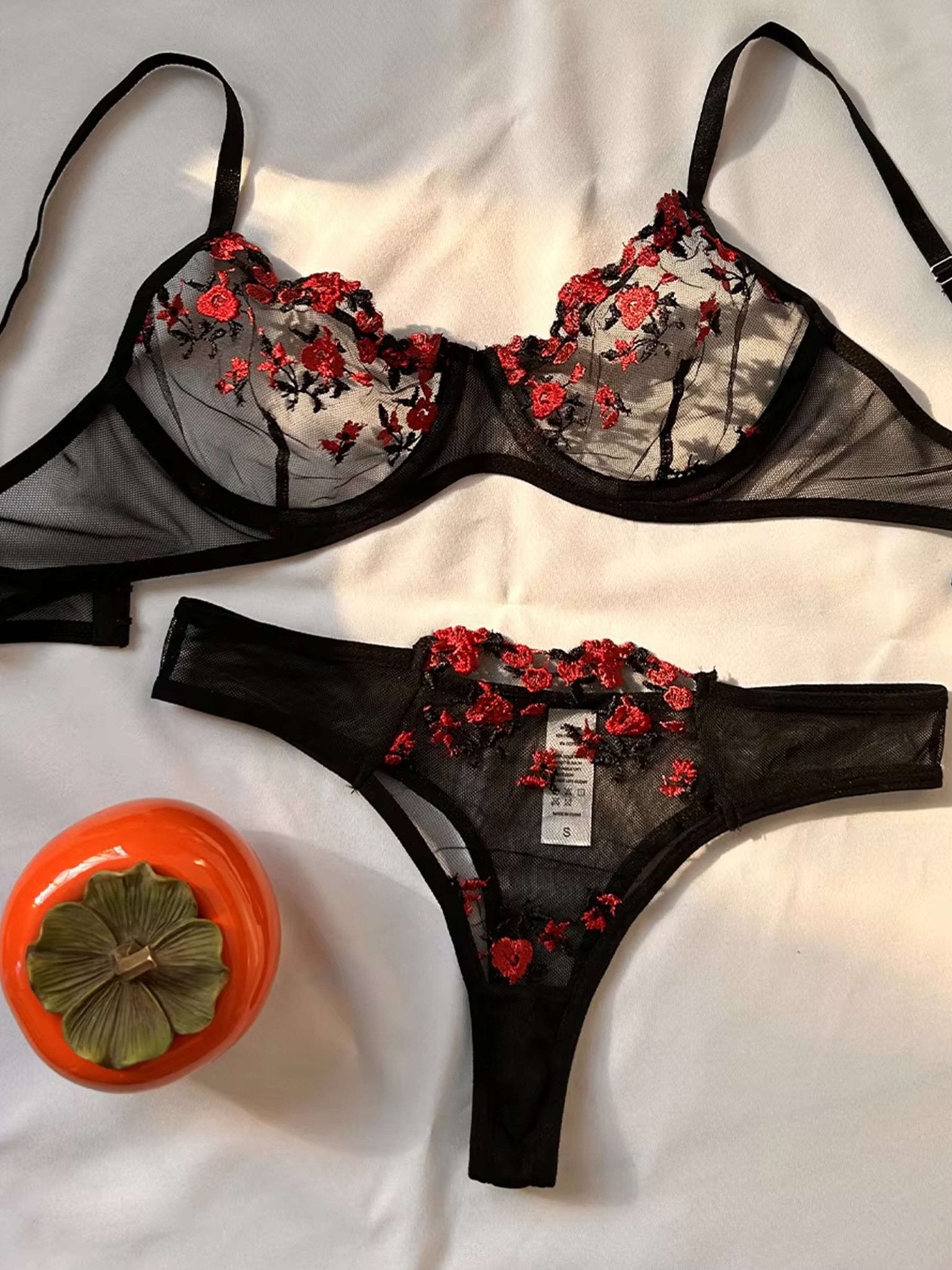 Seame - Kyla Lingerie Set Black S