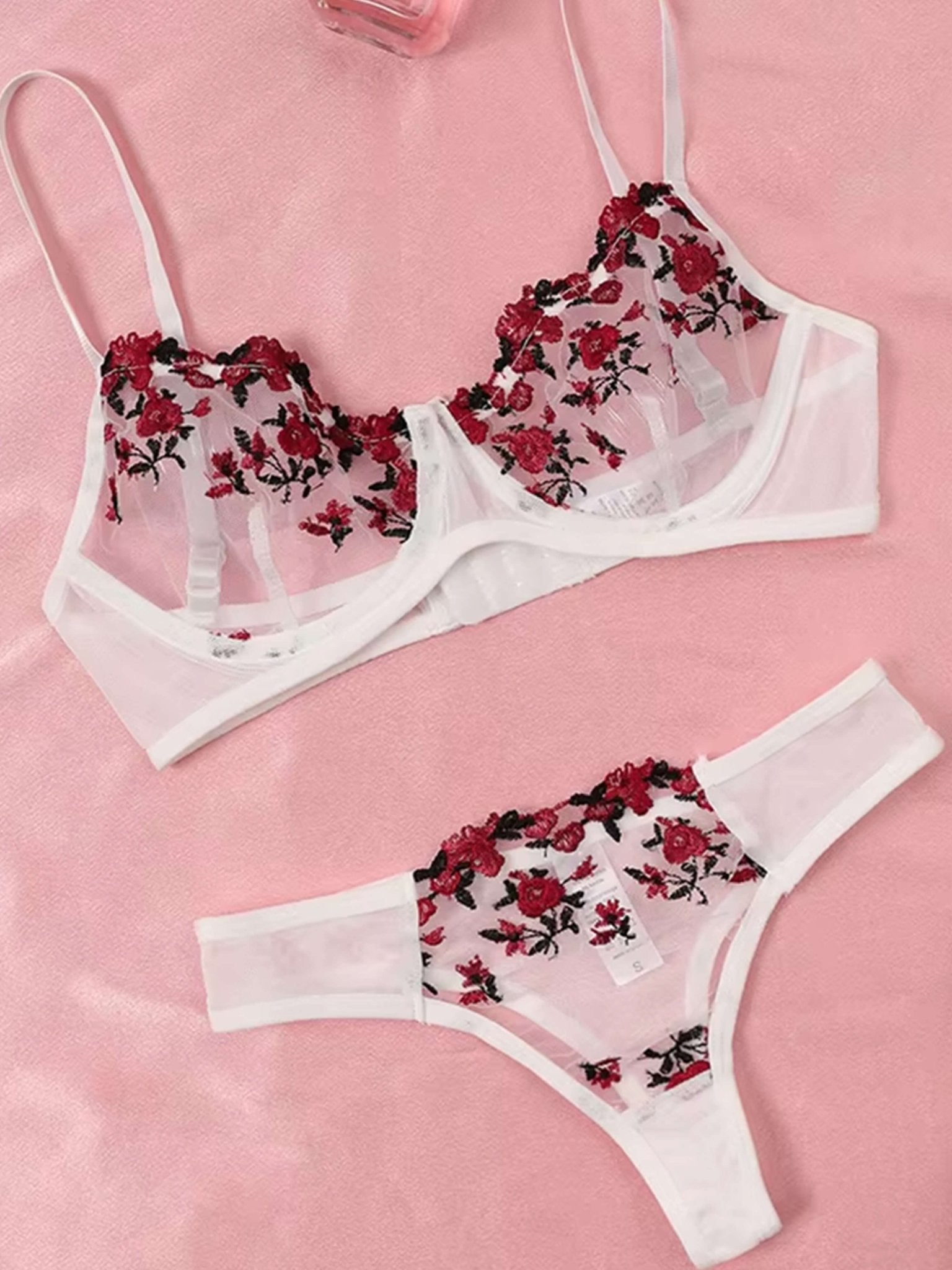Seame - Kyla Lingerie Set White S
