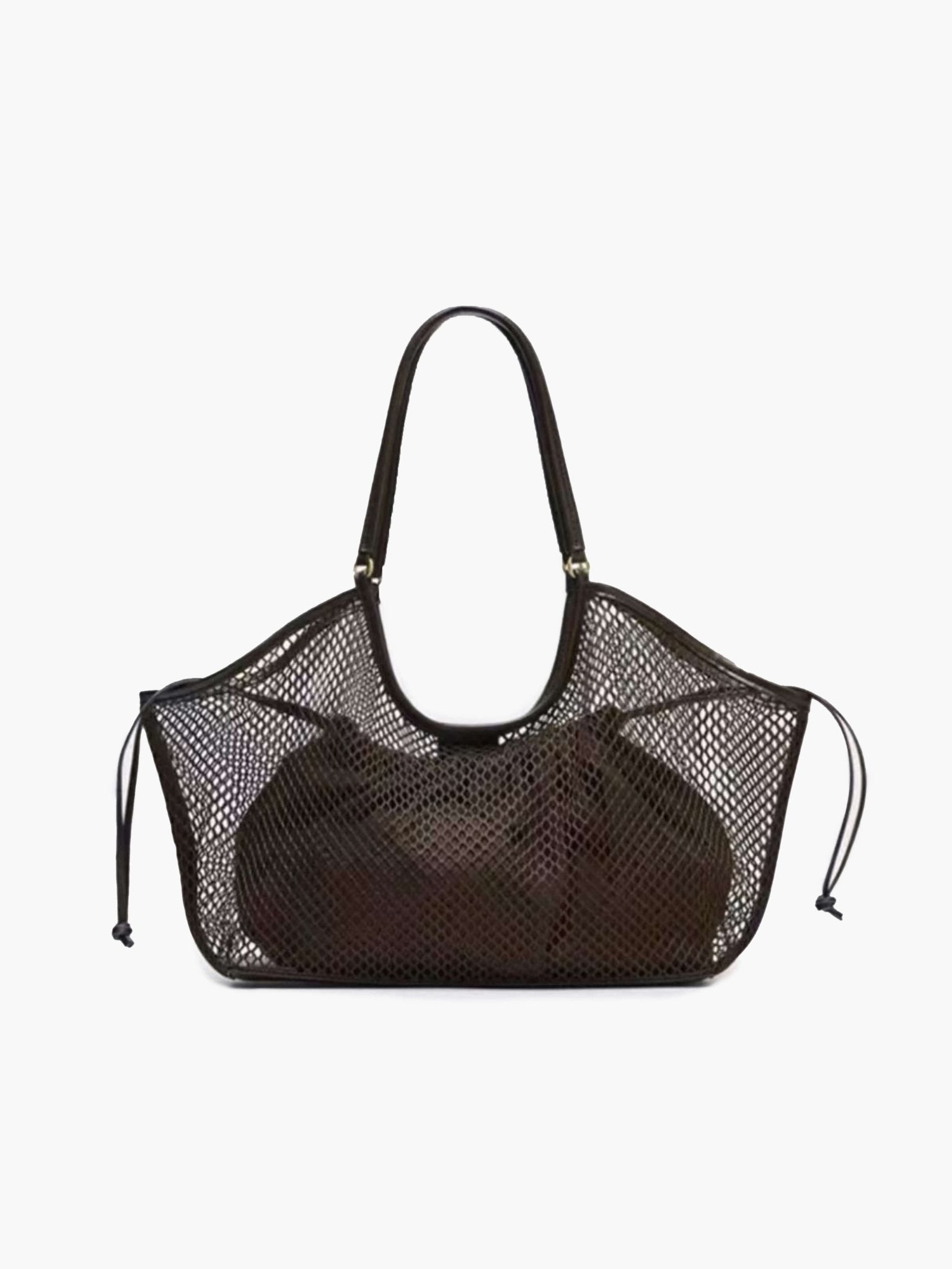 SEAME - Maya Mesh Shopper Bag Brown Regular