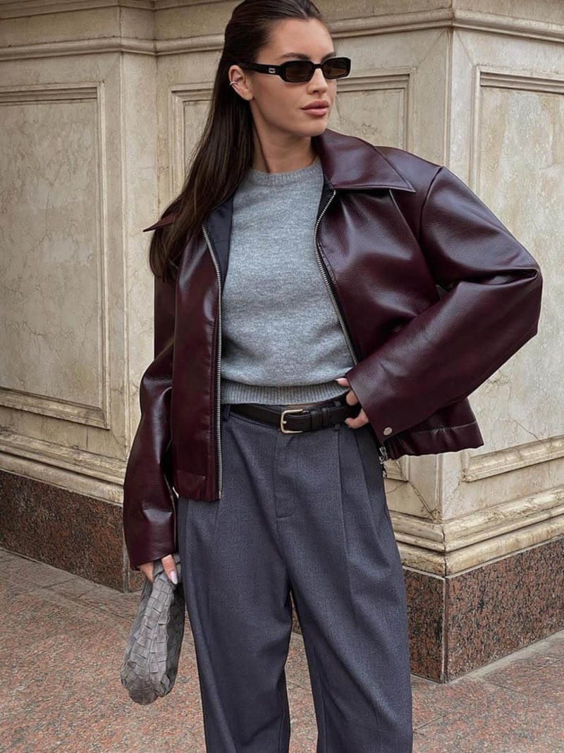 Seame - Romy leather Jacket S