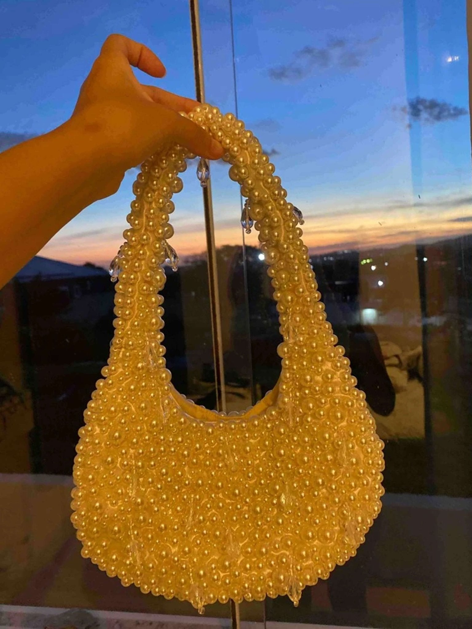 Seame - Sabrina Pearl Bag Orange Regular