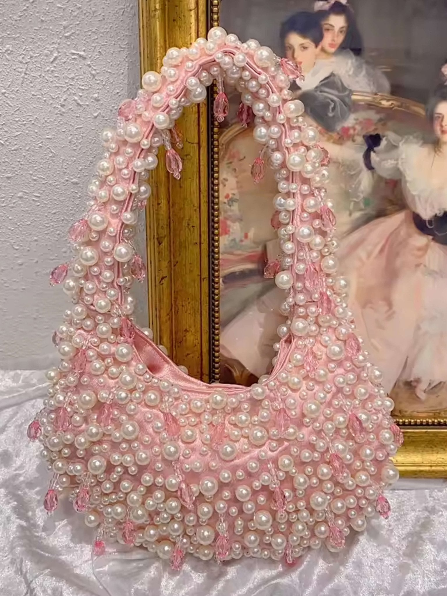 Seame - Sabrina Pearl Bag Pink Regular