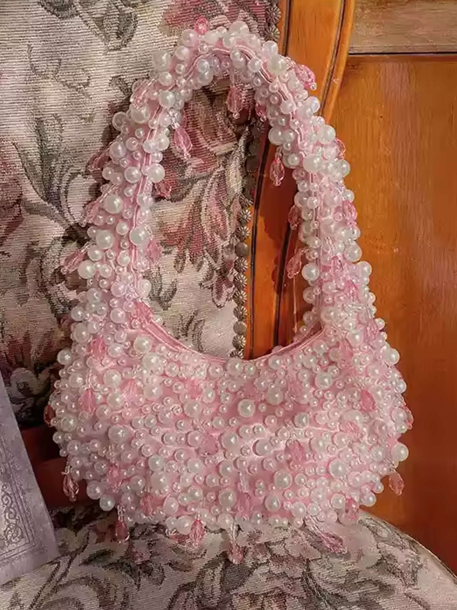 Seame - Sabrina Pearl Bag Orange Regular
