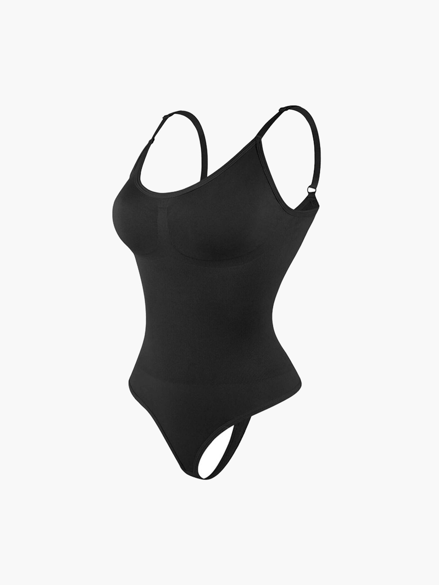 Seame - SEAME Shapewear Thong Bodysuit Black S