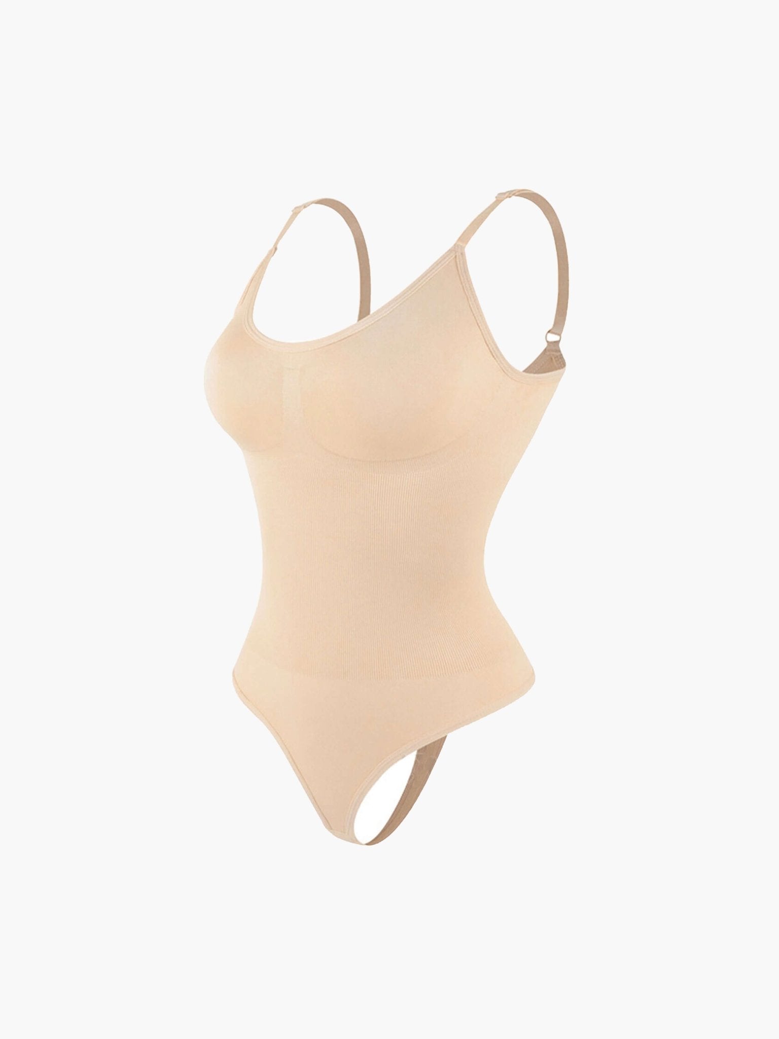 Seame - SEAME Shapewear Thong Bodysuit Beige S