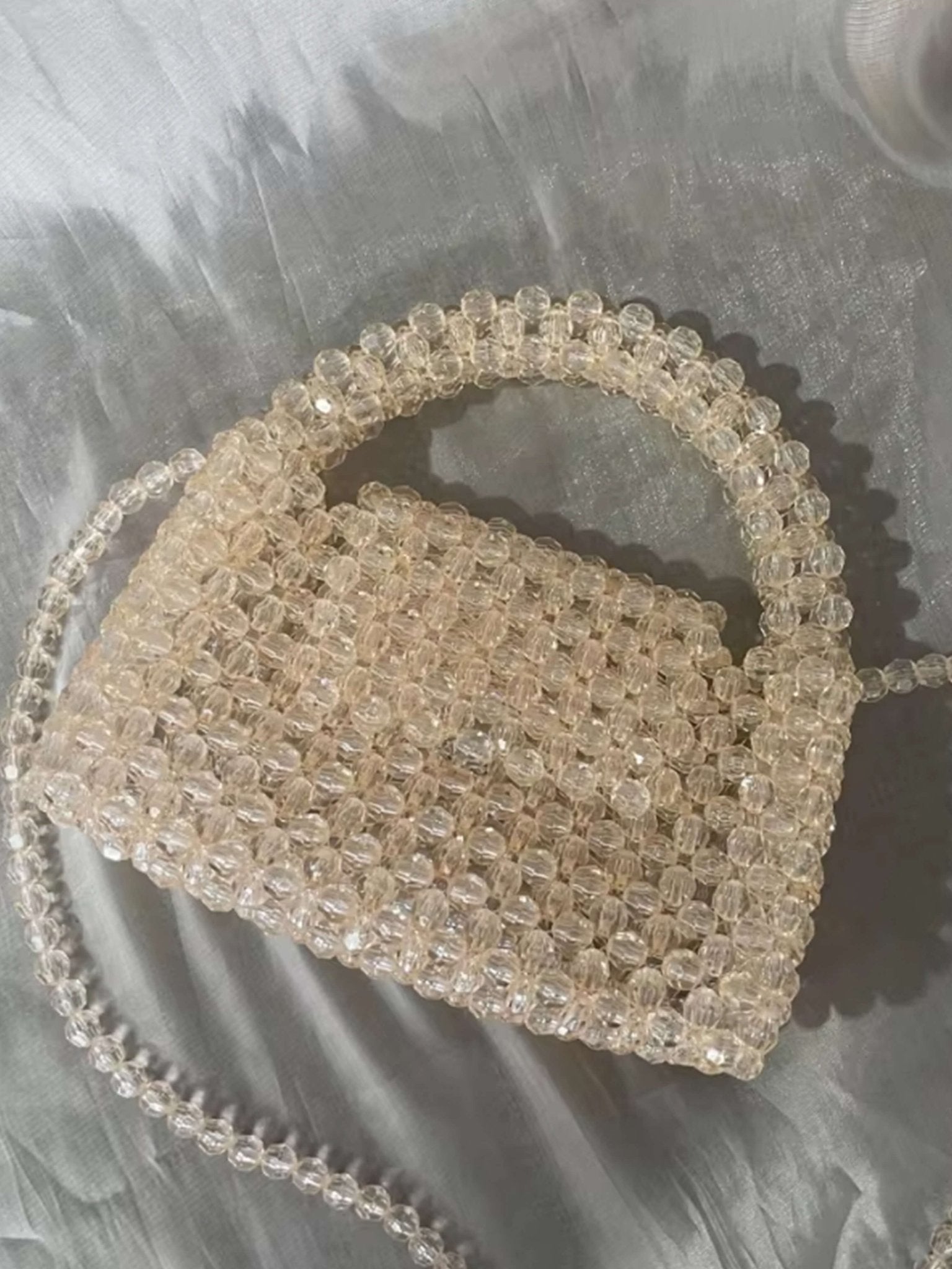 Seame - Trisha beaded Bag White Regular