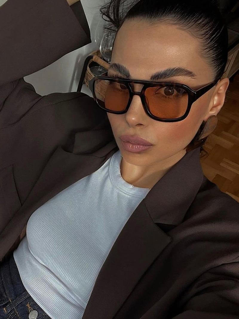 Seame - Zahra sunglasses tortoise / orange