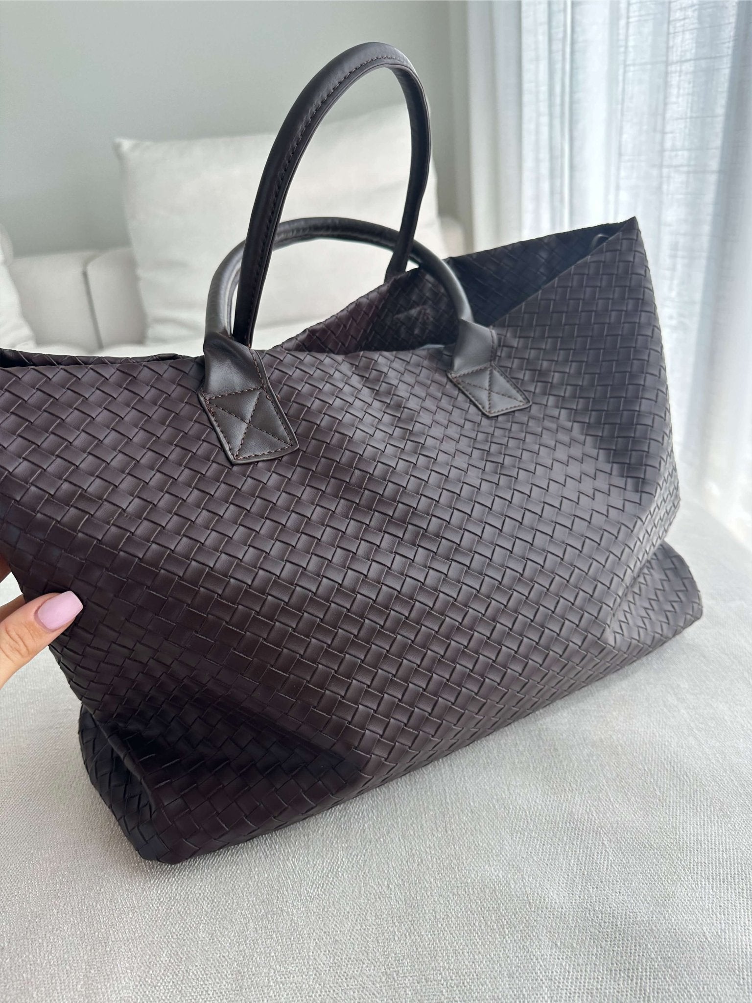 SEAME - Zarina Woven Bag Black Regular